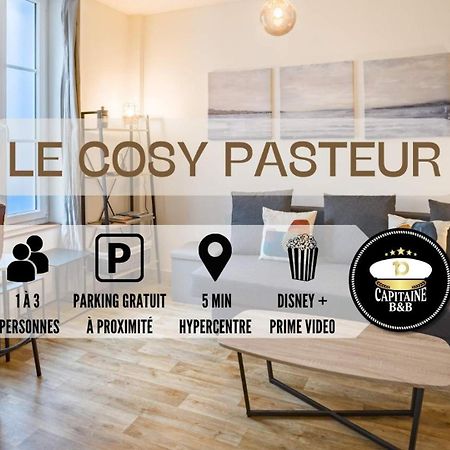 Le Cosy Pasteur 5 Min Hypercentre Parking Public Gratuit A Proximite Apartman Troyes Kültér fotó