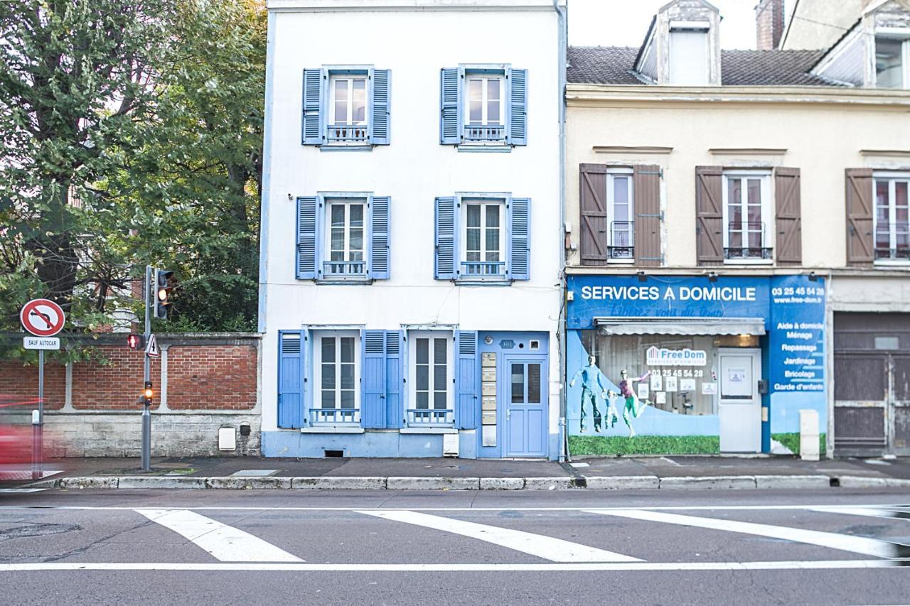 Le Cosy Pasteur 5 Min Hypercentre Parking Public Gratuit A Proximite Apartman Troyes Kültér fotó