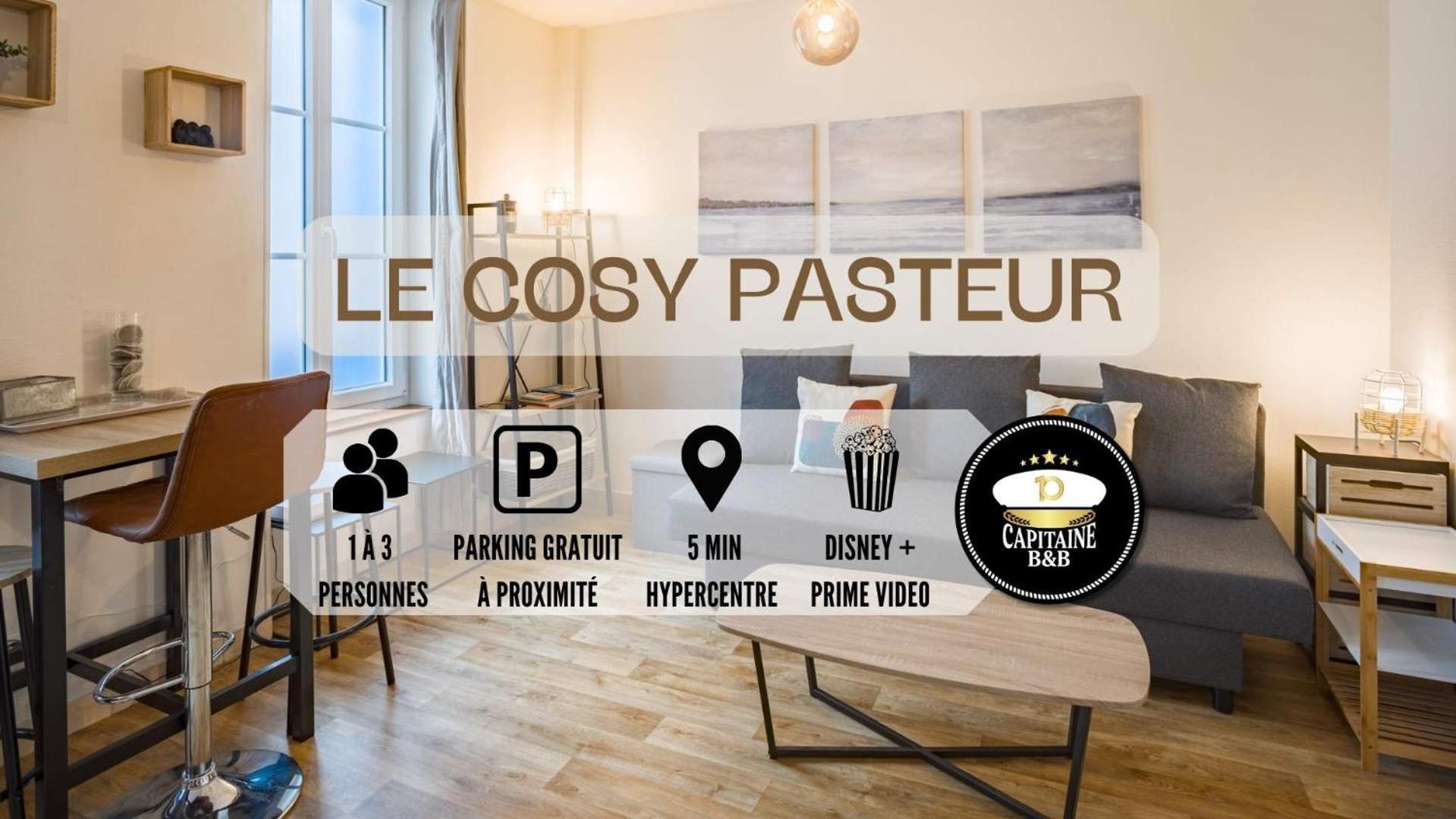 Le Cosy Pasteur 5 Min Hypercentre Parking Public Gratuit A Proximite Apartman Troyes Kültér fotó